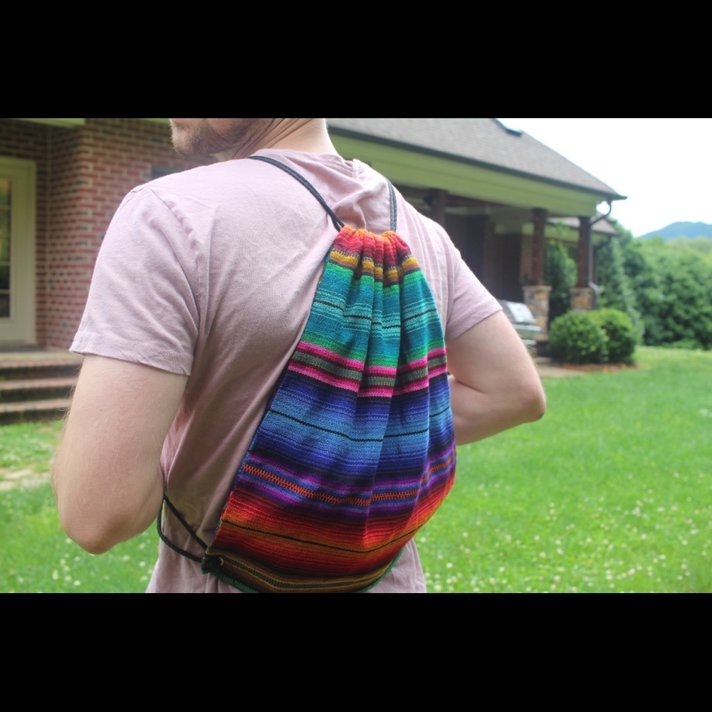 Drawstring Back Pack - Picture 2 of 2